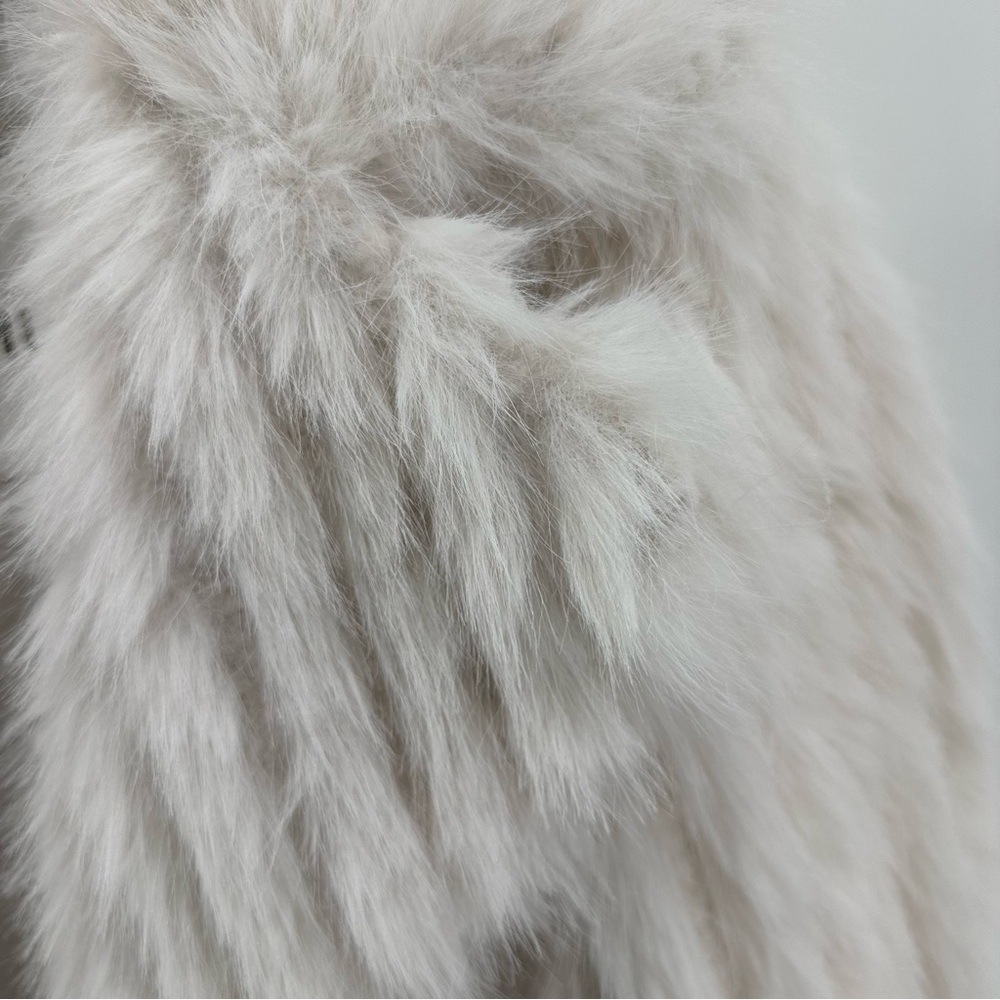 Revolve Show Me Your MuMu Salt Lake Faux Fur Coat in White Sz Xs mobwife NWT - Picture 6 of 10